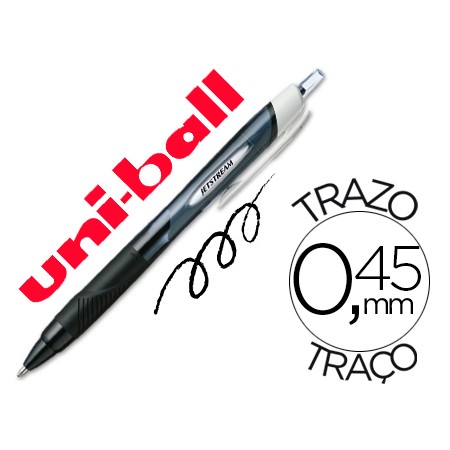 Marcador Uni-Ball Jet Stream Junior Sxn-150 Preto