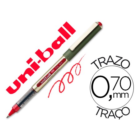 Marcador Uni-Ball Roller Ub-157 Vermelho 0,7 Mm