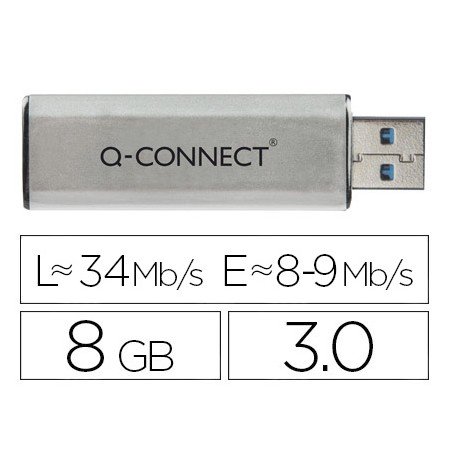Pen Drive USB Q-Connect Flash 8Gb 3.0