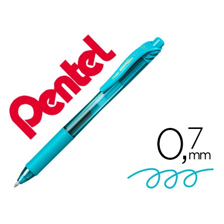 Roller Pentel Energel Bl107 0,7Mm Turquesa