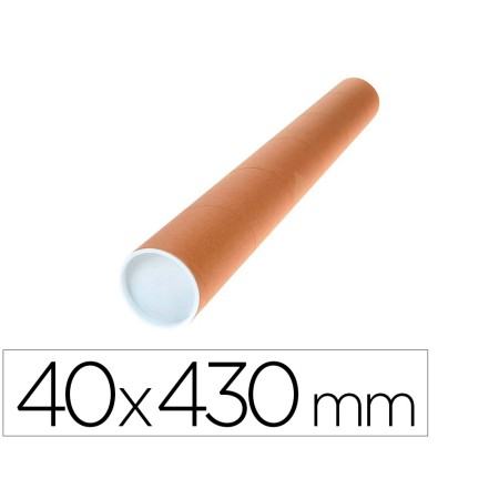 Tubo de Cartao Q-Connect Portadocumentos Capa Plastico 40X430 Mm