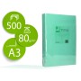 Papel de Cor Q-Connect Din A3 80 Gr Verde Embalagem de 500 Folhas
