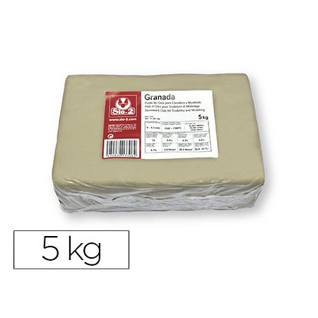 Pasta Para Modelar Sio-2 Cinza Pack de 5 Kg