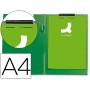 Porta Notas Q-Connect com Mola Miniclip Din A4 Verde