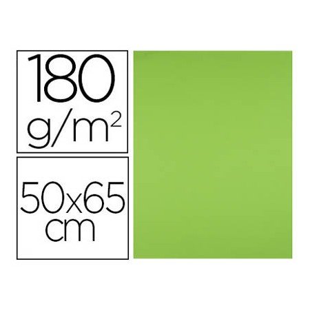 Cartolina 50X65 Cm 180 Gr Verde Pistacho Pack de 25 Unidades