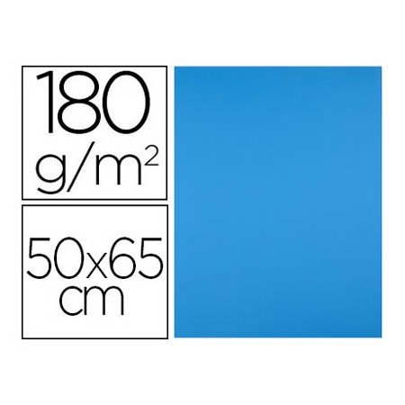 Cartolina 50X65 Cm 180 Gr Azul Pack de 25 Unidades