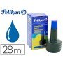 Tinta Para Carimbos Pelikan 4K Frascos 28 Ml Azul