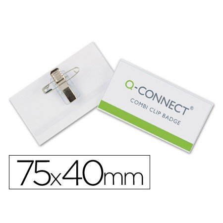 Identificador Q-Connect com Mola Kf-01568 40X75 Mm