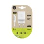 Carregador Tech One Tech 2.4 Duplo USB + Cabo Braided Nylon Micro USB Android Comprimento 1 Mt Cor Branco