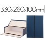Caixas de Arquivo Frances Azul Medidas 330X260X100 Mm