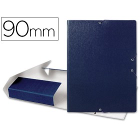 Caixa Arquivo definitivo Fellowes A4 Cartão Reciclado 100% Lombada 100 mm Montagem Automatica cor Azul