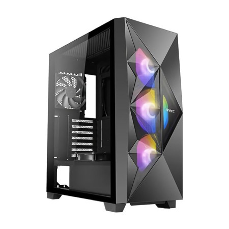 Gabinete para computador gamer antec df800 flux atx 2 x usb 3.2 sem fonte preto rgb