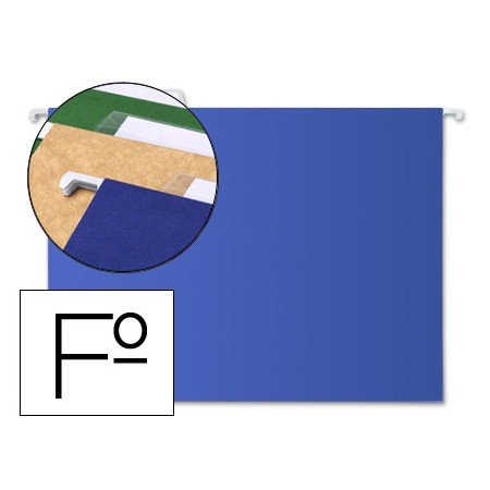 Capas de Suspensao Folio Kraft Azul