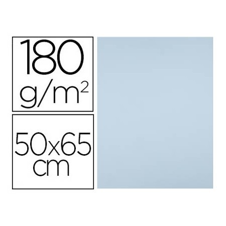 Cartolina 50X65 Cm 180 Gr Celeste Pack de 25 Unidades