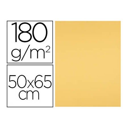 Cartolina 50X65 Cm 180 Gr Ouro Pack de 25 Unidades