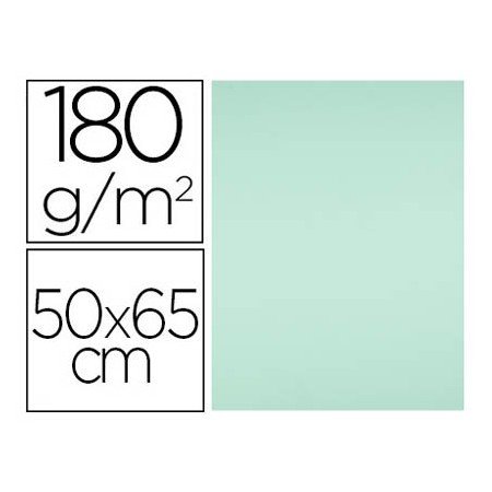 Cartolina 50X65 Cm 180 Gr Verde Pack de 25 Unidades