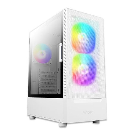 Antec nx410 atx caixa de computador para jogos 2 x usb 2.0 1 x usb 3.0 sem fonte rgb branco