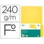 Classificador Cartolina Folio Pestana Superior 240G/M2 Amarelo