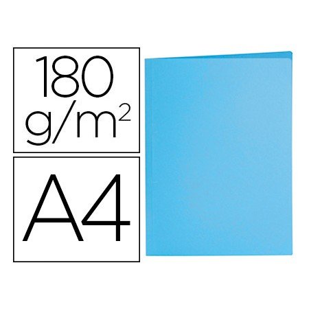 Classificador Din A4 Azul Pastel 180Gr
