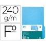 Classificador em Cartolina Folio Pestana Direita 240G/M2 Azul