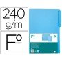 Classificador em Cartolina Folio Pestana Esquerda 240G/M2 Azul