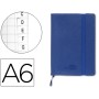 Livro Apontamentos com Indice Din A6 Azul