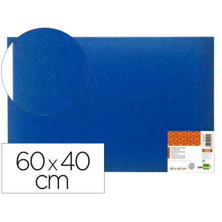 Quadro de Feltro Mural Cor Azul 40X60 Cm