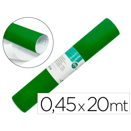 Rolo Adesivo Unicolor Verde Brilho Rolo de 0,45 x 20 Mt