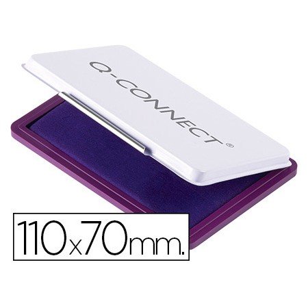 Almofada Para Carimbo Q-Connect 110X70 Mm Violeta