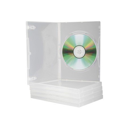 Caixa Dvd Q-Connect Transparen Te Pack de 5 Unidades
