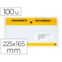 Envelope Autoadesivo Q-Connect Porta Documentos Multilingue 225X165 Mm Janela Transparente Pack de 100 Unidades
