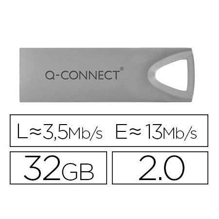 Pen Drive USB Q-Connect Flash Premium 32 Gb 2.0