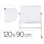 Quadro Branco Q-Connect Melamina Dupla Face-Giratorio com Rodas 120X90Cm