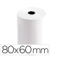 Rolo Termico Para Impressora Q-Connect 80 Mm Largura x 60 Mm Diametro Sem Bisfenol em Papel de 70 Gr