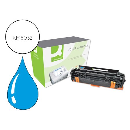 Toner Q-Connect Compativel Hp Ce411A Cor Laserjet M351A / 451Dn / 451Dw / 451Nw / 375Nw / 475Dn / 475Dw Cian 2.600 Pag