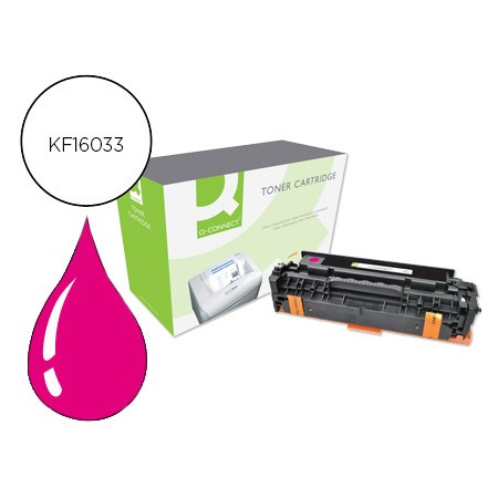 Toner Q-Connect Compativel Hp Ce413A Cor Laserjet M351A / 451Dn / 451Dw / 451Nw / 375Nw / 475Dn / 475Dw Magenta 2.600 Pa