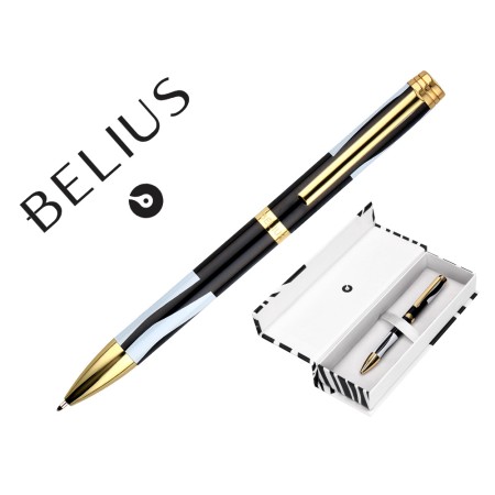 Roller Belius Dualita Corpo Preto Desenho Branco Tinta Preta Caixa Design