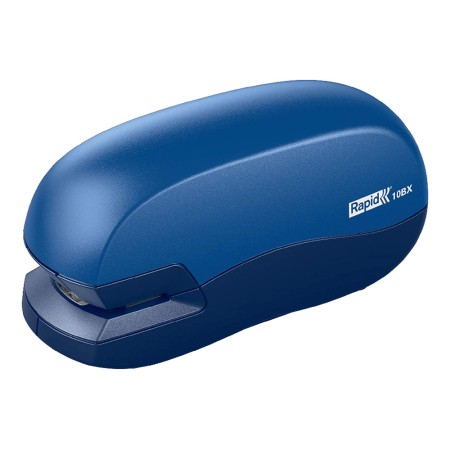 Agrafador Rapid Contactless 10Bx Plastico Capacidade 10 Folhas Usa Agrafes 24/6 E 26/6 Cor Azul