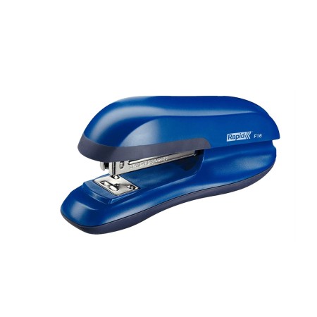 Agrafador Rapid F30 Plastico Abs Cor Azul Capacidade 30 Folhas Usa Agrafes 24/6 E 26/6