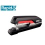 Agrafador Rapid S17 Fullstrip Plastico Capacidade 30 Folhas Usa Agrafes 24/6 E 26/6 Cor Preto/Vermelho