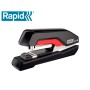 Agrafador Rapid S27 Fullstrip Plastico Capacidade 30 Folhas Usa Agrafes 24/6 E 26/6 Cor Preto/Vermelho