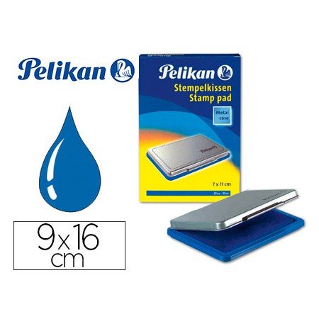 Almofada Para Carimbos Pelikan Nº 1, 9 x 16 Cm Azul
