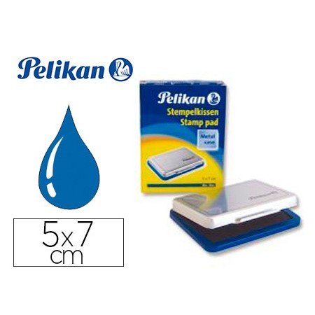Almofada Para Carimbos Pelikan Nº 3, 5 x 7 Cm Azul