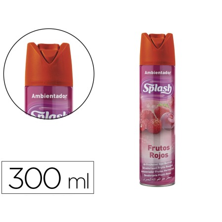 Ambientador Spray Splash Morango Frasco de 300 Ml