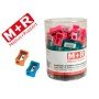 Apara Lapis M+R 304 Plastico Rectangular Um Uso Cores Sortidas