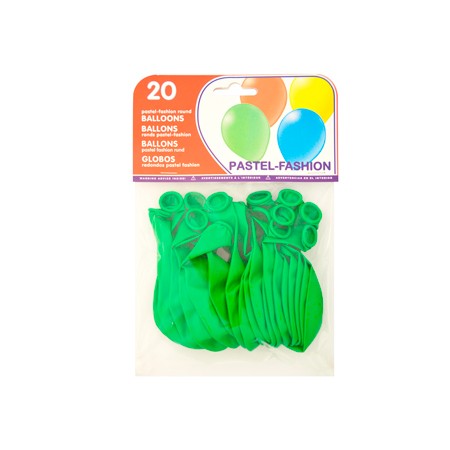 Baloes Verdes Bolsa de 20 Unidades