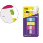Bandas Separadoras Post-It Index Rigidas Dispensador 4 Cores Amarelo Azul Rosa E Violeta Mini 4X10 Mm Pack de 40 Uds