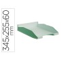 Bandeja de Secretaria Archivo 2000 Ecogreen Plastico 100% Reciclado E Reciclavel Empilhavel Din A4 Cor Verde Pastel