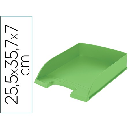 Bandeja de Secretaria Plastico Leitz Recycle Verde 255X357X70 Mm