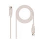 Cabo USB Nanocable 2.0 Tipo A/M-A/M Cor Cinza Comprimento 1 M